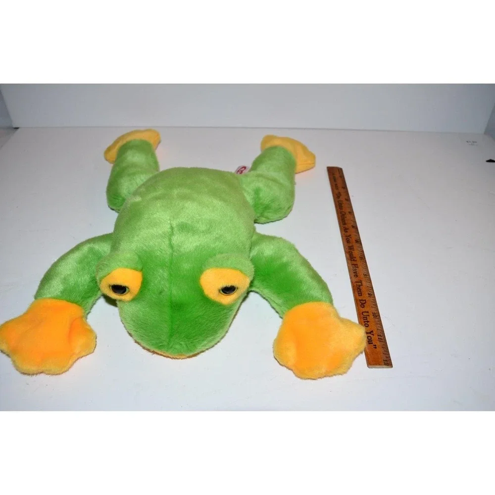 TY Smoochy the‎ Frog Plush 1996 Beanie Buddies Stuffed Animal Toy 1998